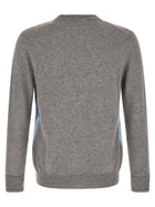 Ballantyne Classic Diamond Intarsia Sweater Grey, view 2