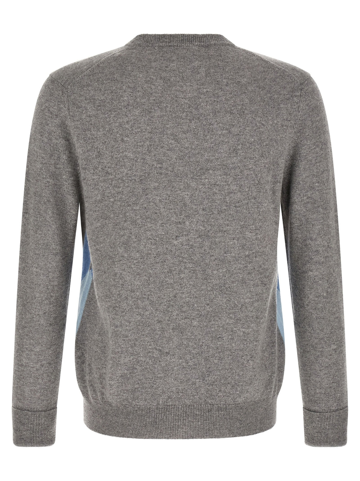Ballantyne Classic Diamond Intarsia Sweater Grey, view 2