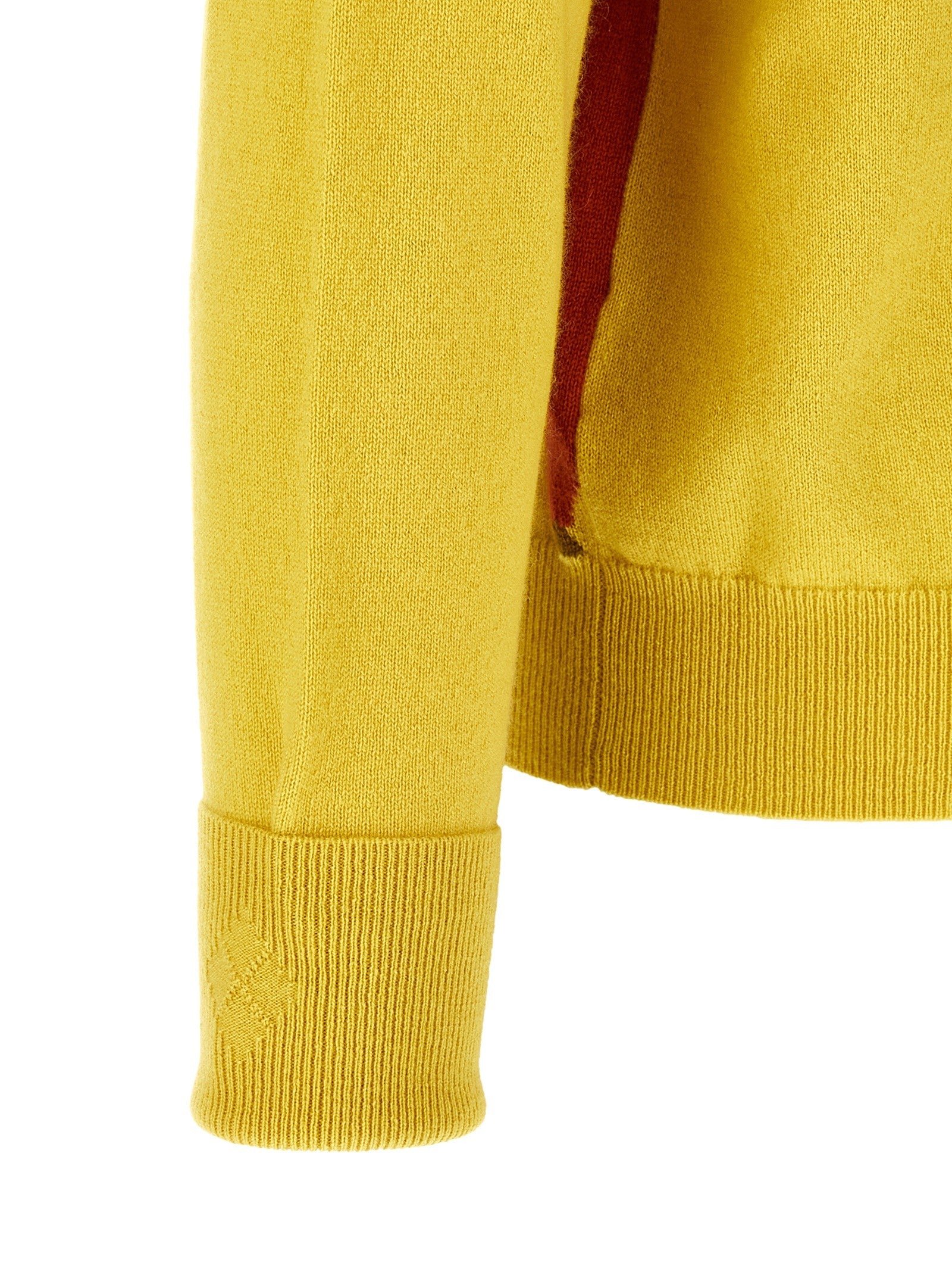 Ballantyne Classic Diamond Intarsia Sweater Yellow