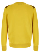 Ballantyne Classic Diamond Intarsia Sweater Yellow, view 2