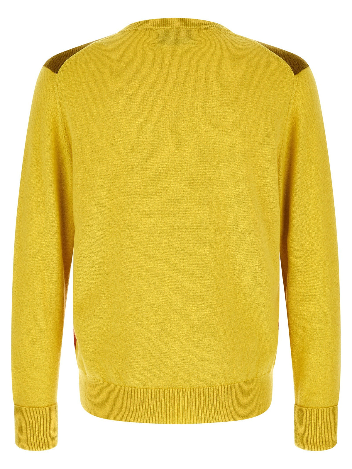 Ballantyne Classic Diamond Intarsia Sweater Yellow, view 2