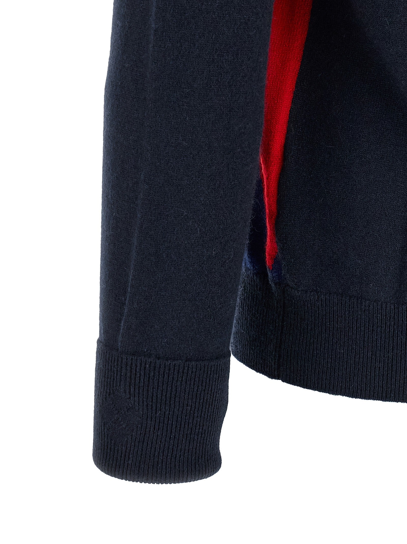 Ballantyne Classic Diamond Intarsia Sweater Blue