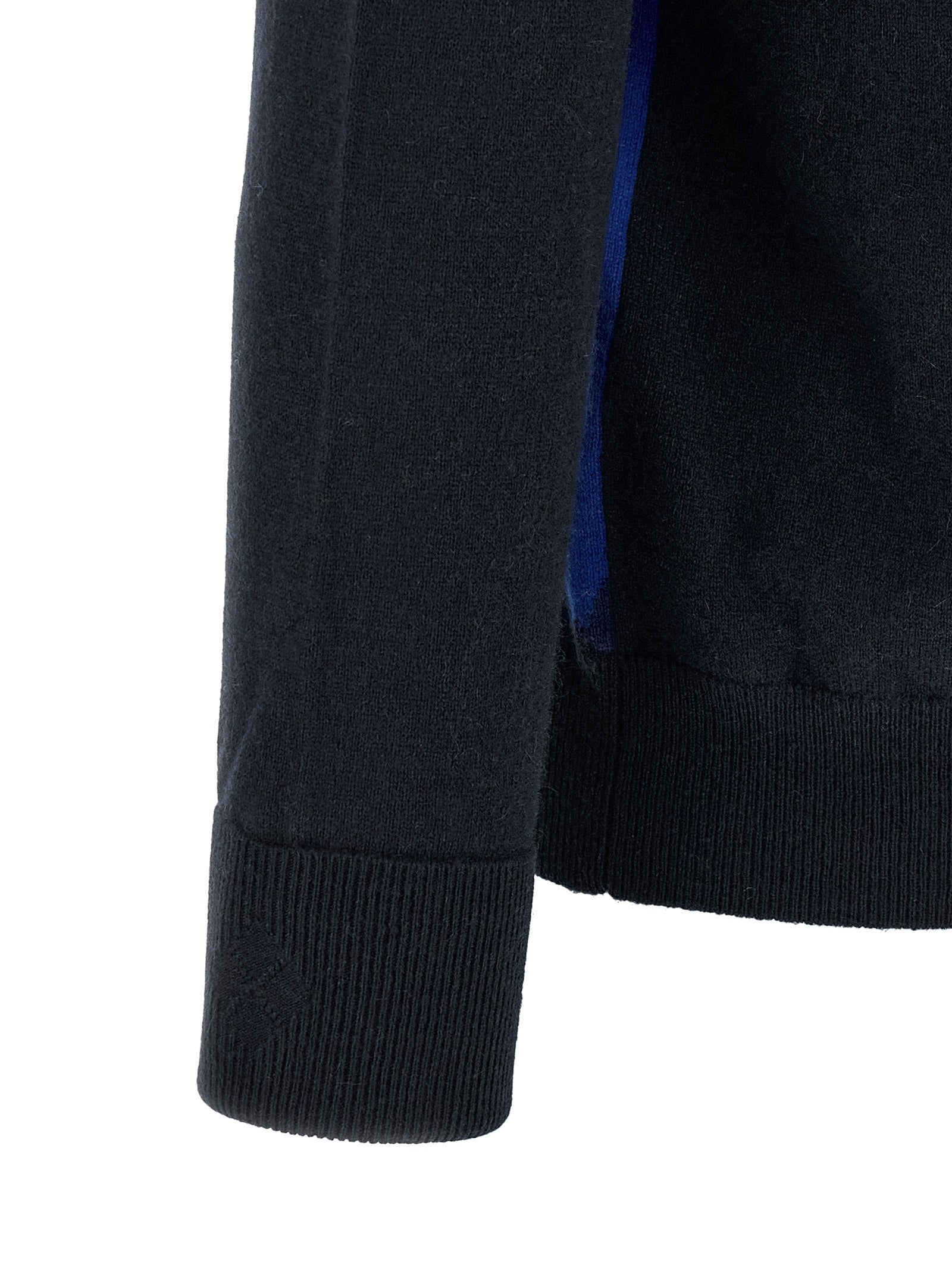 Ballantyne Classic Diamond Intarsia Sweater Blue