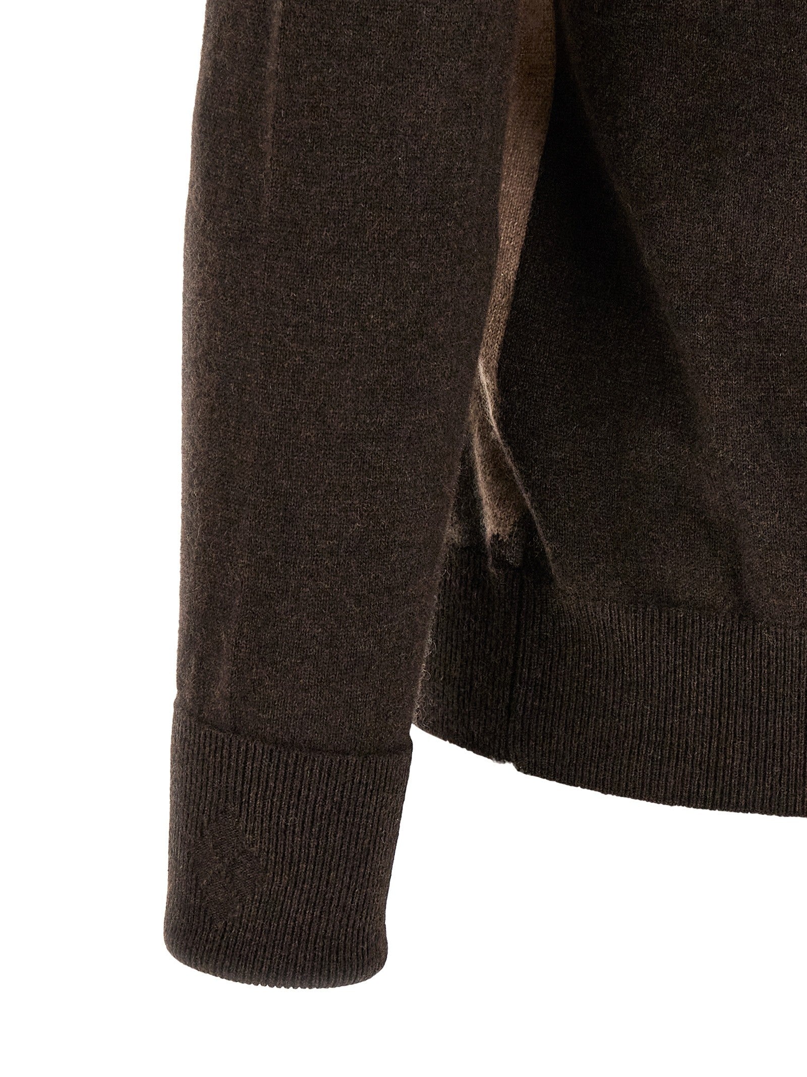 Ballantyne Classic Diamond Intarsia Sweater Brown