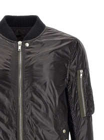 Rick Owens Classic Flight Bomber Jacket Black