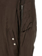 Rick Owens Classic Flight Bomber Jacket Brown