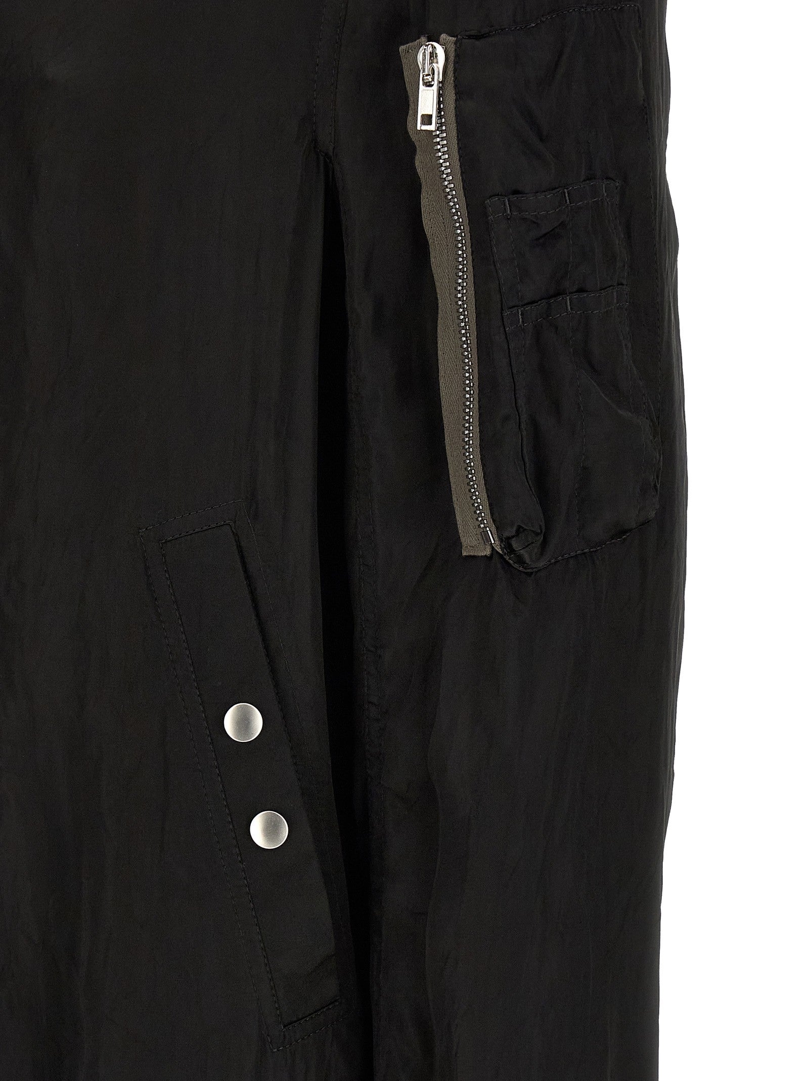 Rick Owens Classic Flight Bomber Jacket Black
