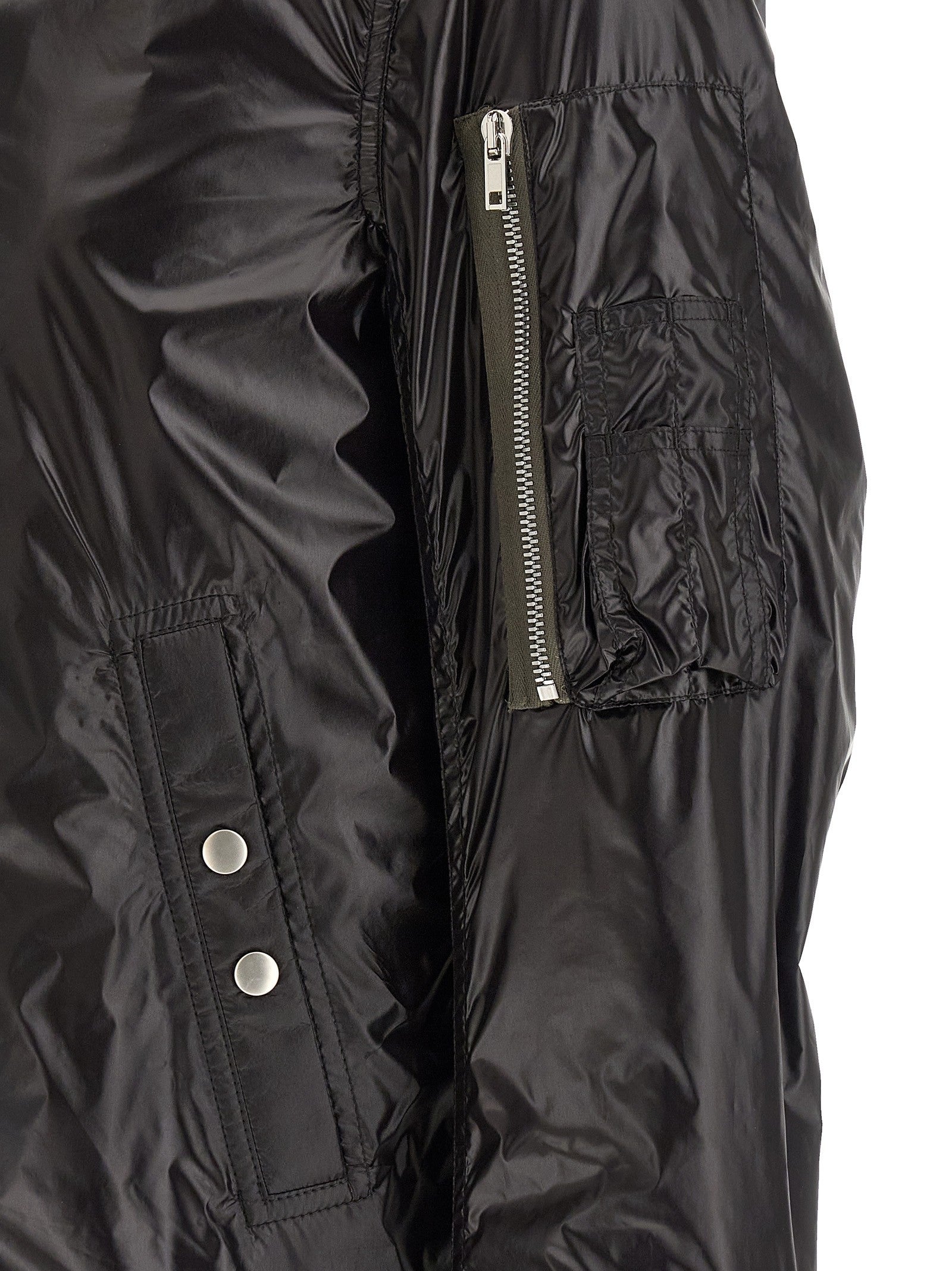 Rick Owens Classic Flight Bomber Jacket Black