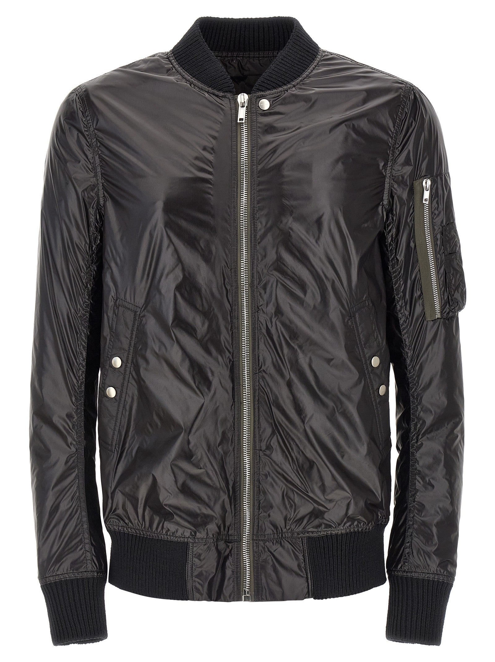 Rick Owens Classic Flight Bomber Jacket Black