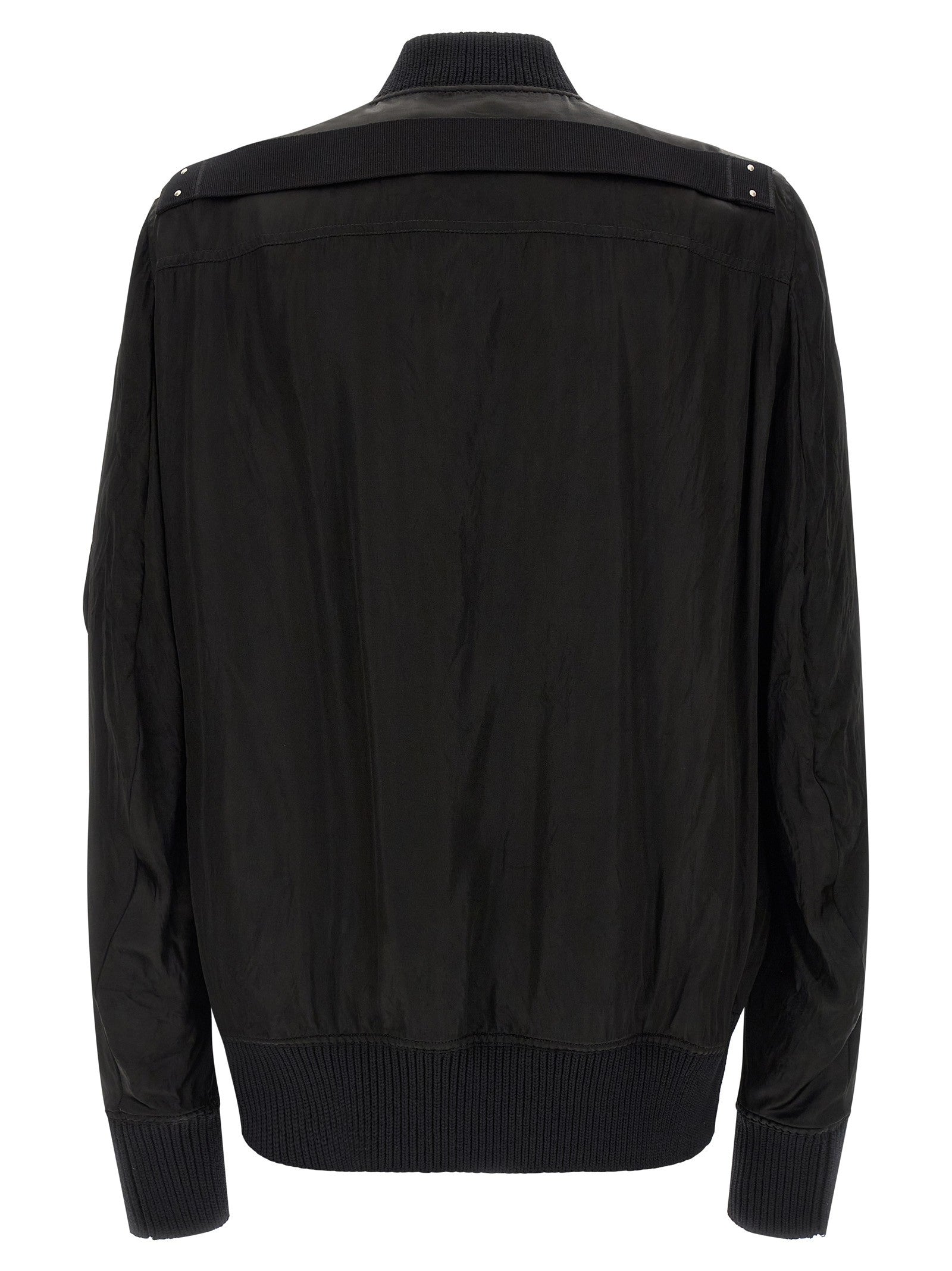 Rick Owens Classic Flight Bomber Jacket Black