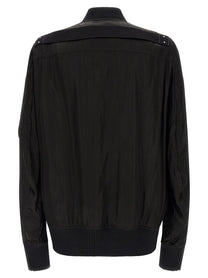 Rick Owens Classic Flight Bomber Jacket Black