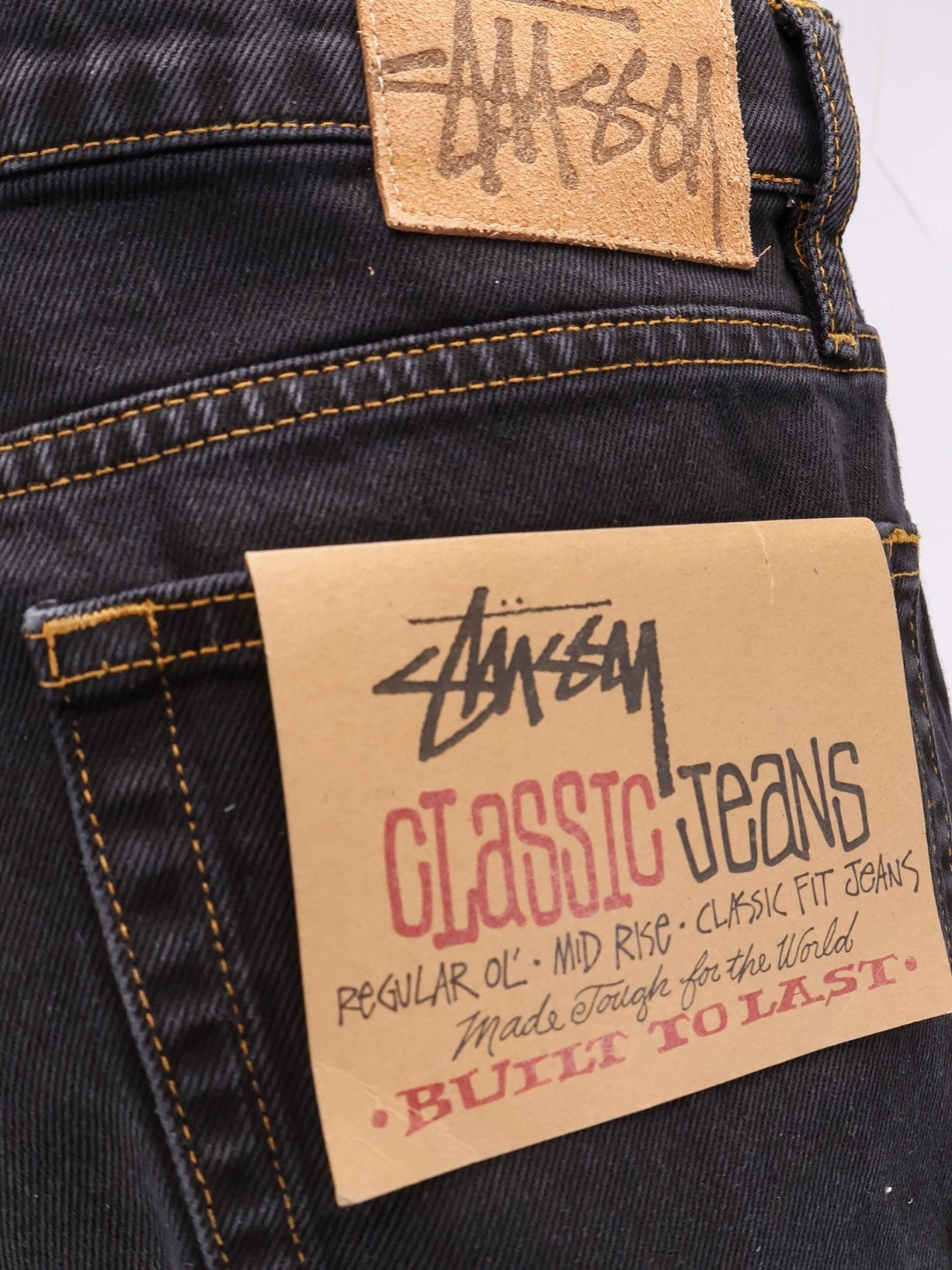 Stussy Men's Classic Jean Black