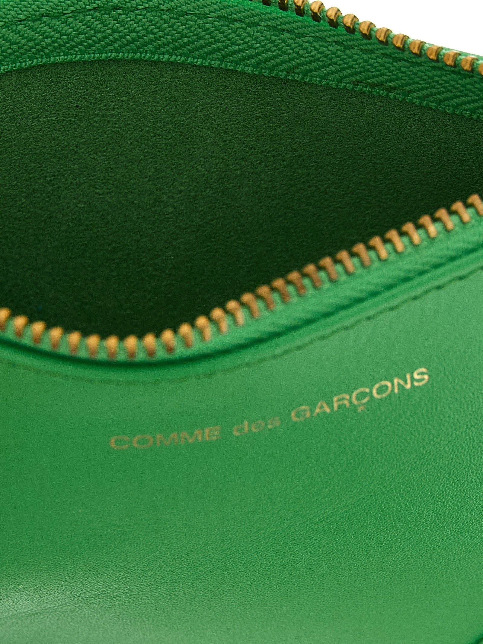 Comme Des Garcons Wallet Classic Leather Line Cardholder Green