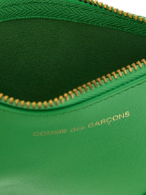 Comme Des Garcons Wallet Classic Leather Line Cardholder Green
