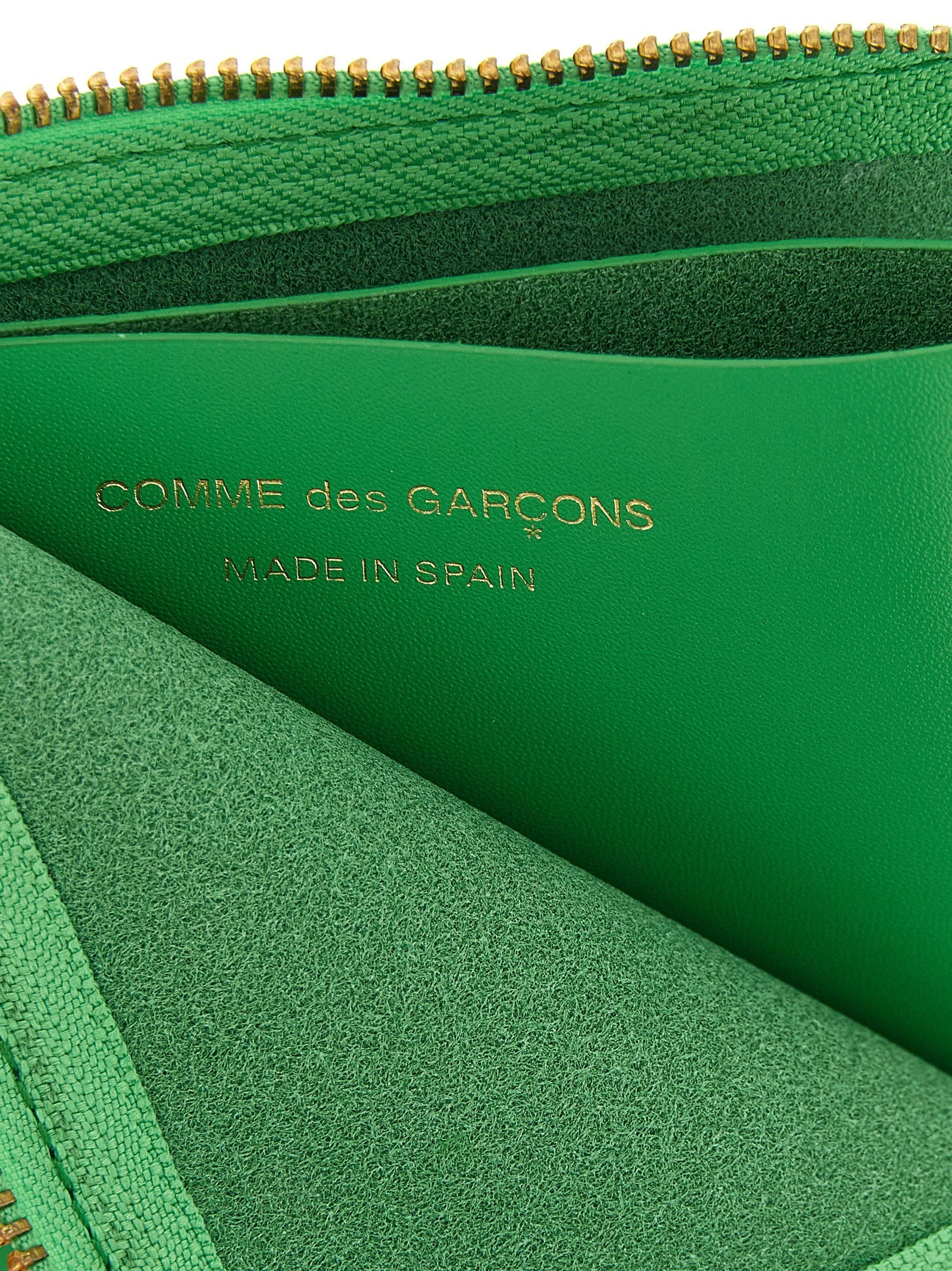 Comme Des Garcons Wallet Classic Leather Line Wallet Green