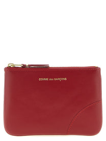 Comme Des Garcons Wallet Classic Leather Line Wallet Red