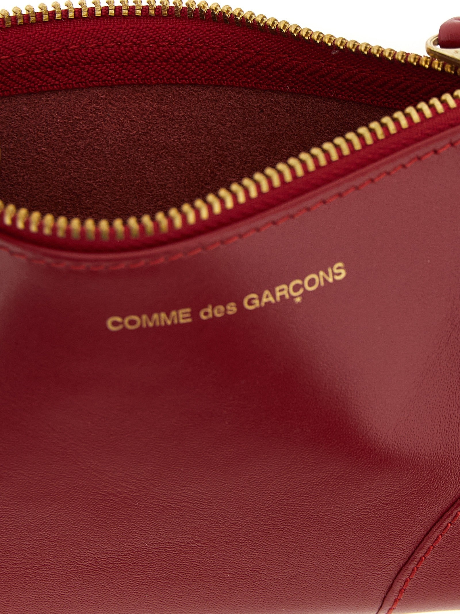 Comme Des Garcons Wallet Classic Leather Line Wallet Red