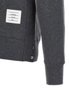 Thom Browne Classic Loopback Bar Sweatshirt Grey, view 4