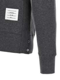 Thom Browne Classic Loopback Bar Sweatshirt Grey