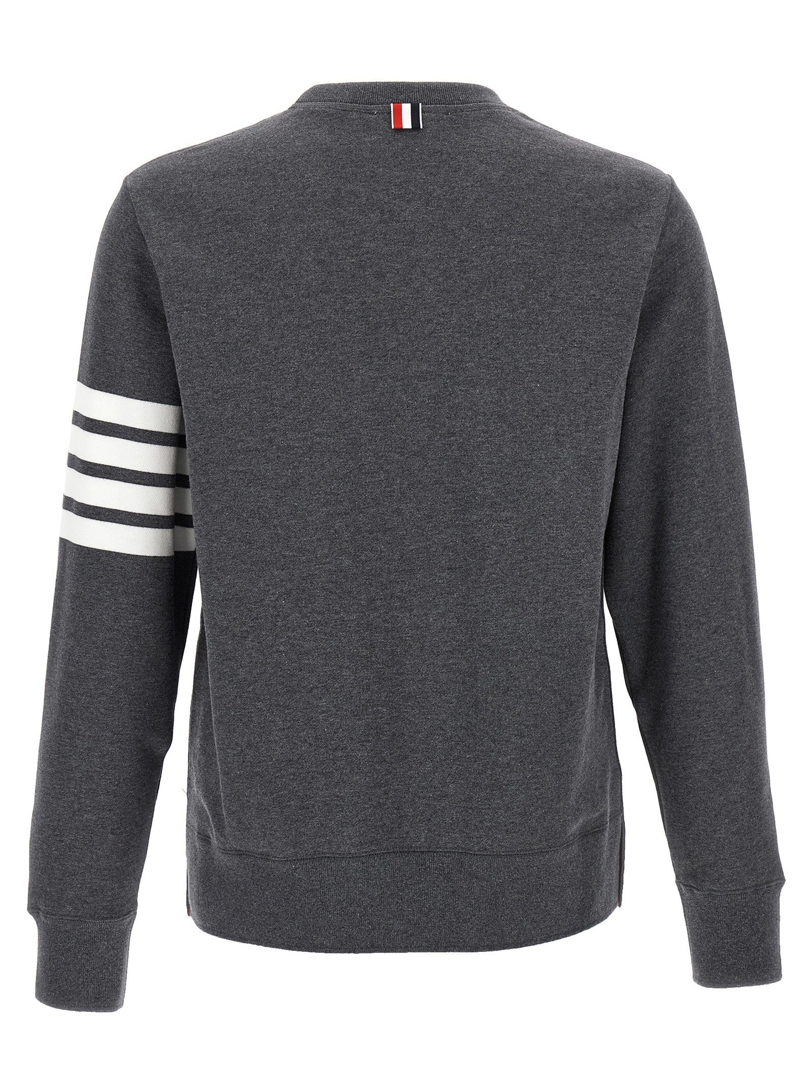 Thom Browne Classic Loopback Bar Sweatshirt Grey