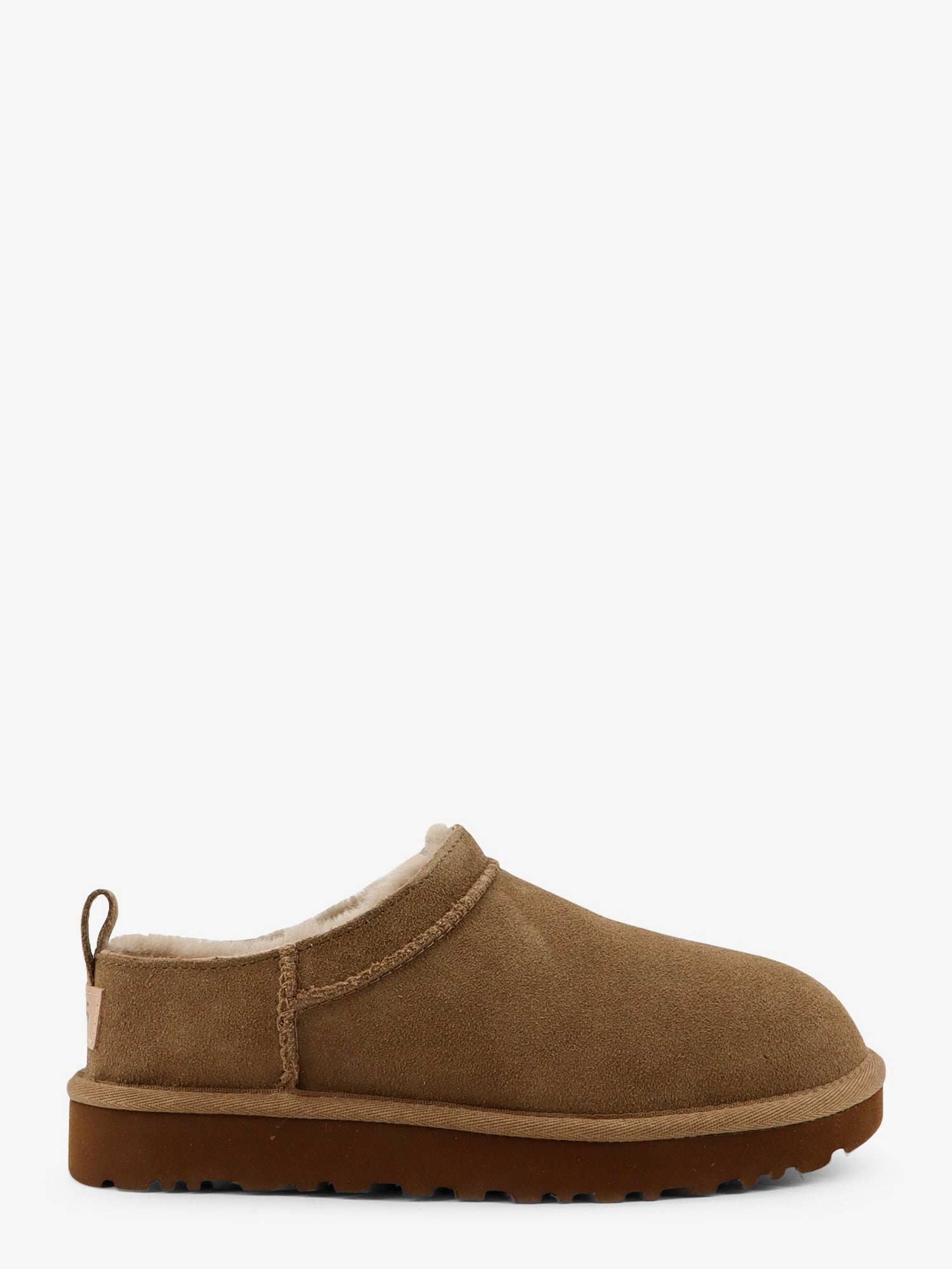 UGG Women's Classic Micro Slip on in Suede Grey