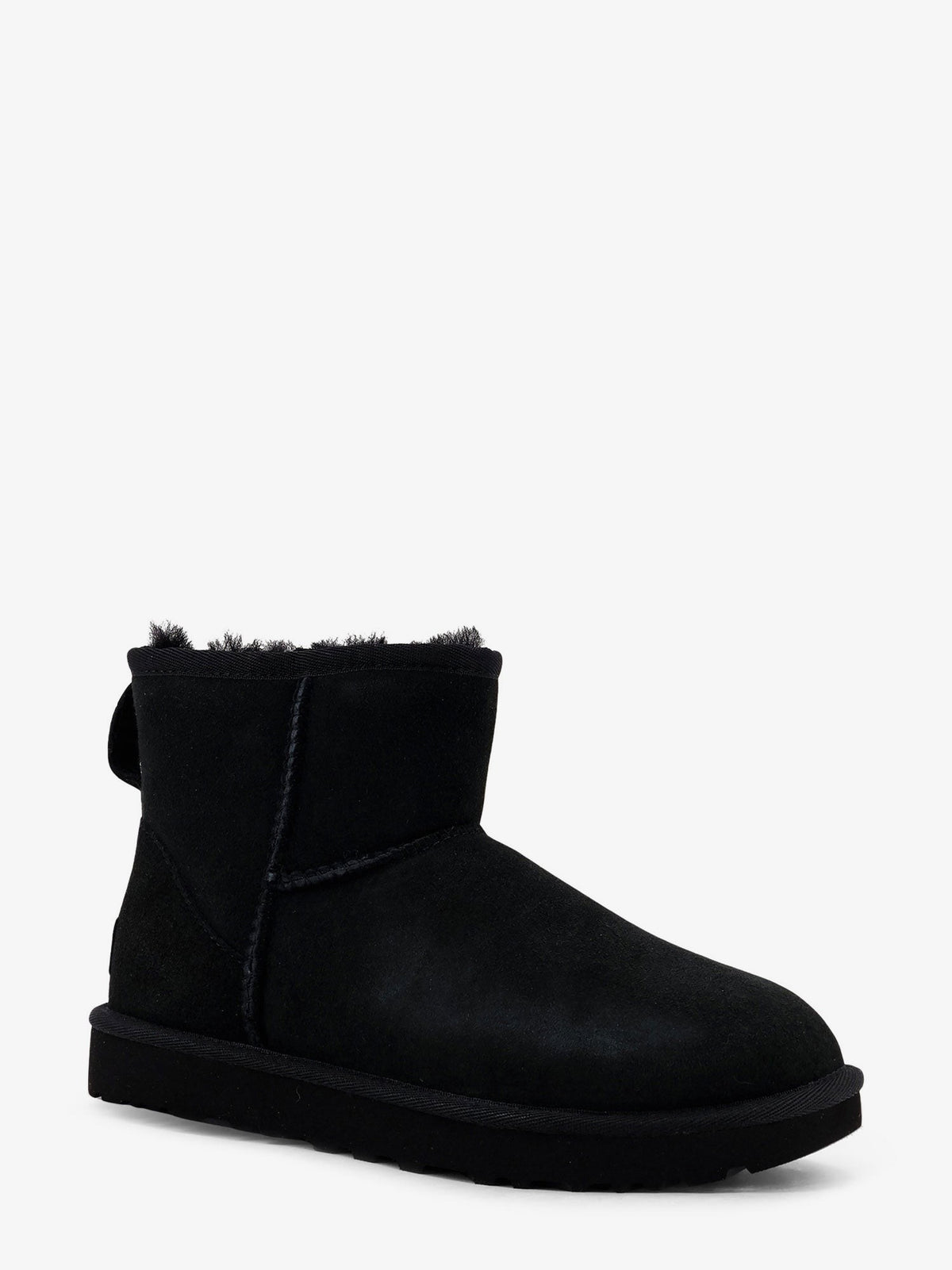 UGG Women's Classic Mini II Suede Boots Black, view 2