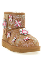 UGG Classic Mini Meadow Ankle Boots Gold, view 2