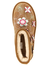 UGG Classic Mini Meadow Ankle Boots Gold, view 4