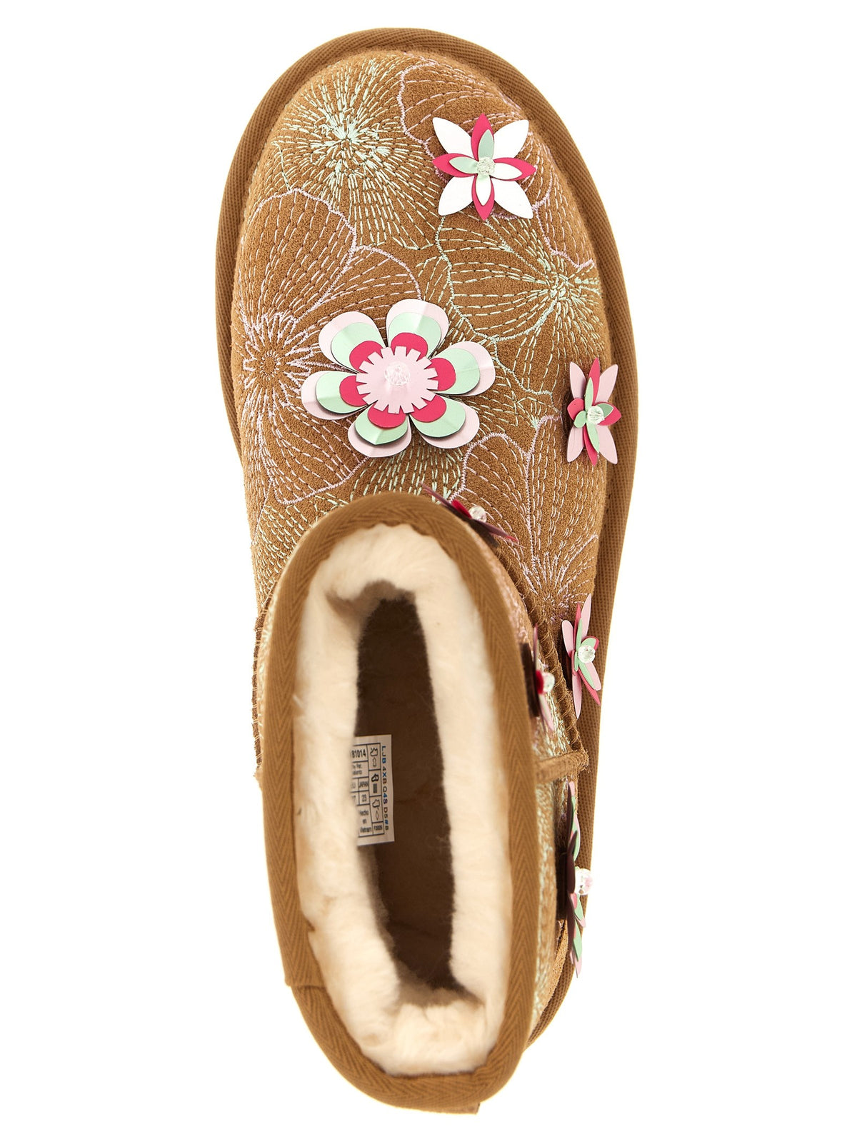 UGG Classic Mini Meadow Ankle Boots Gold, view 4