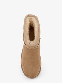 UGG Women's Classic Mini Suede Ankle Boots Beige