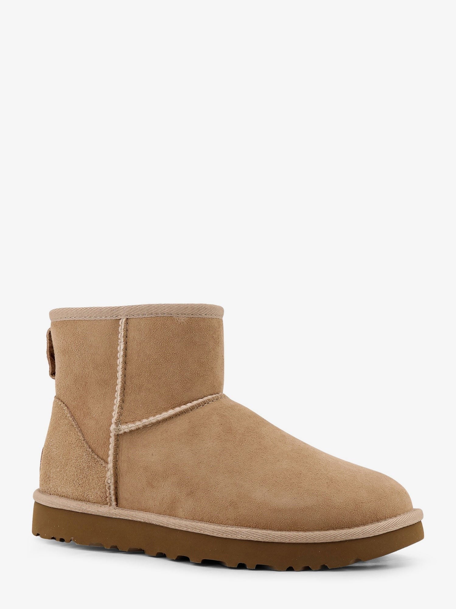 UGG Women's Classic Mini Suede Ankle Boots Beige