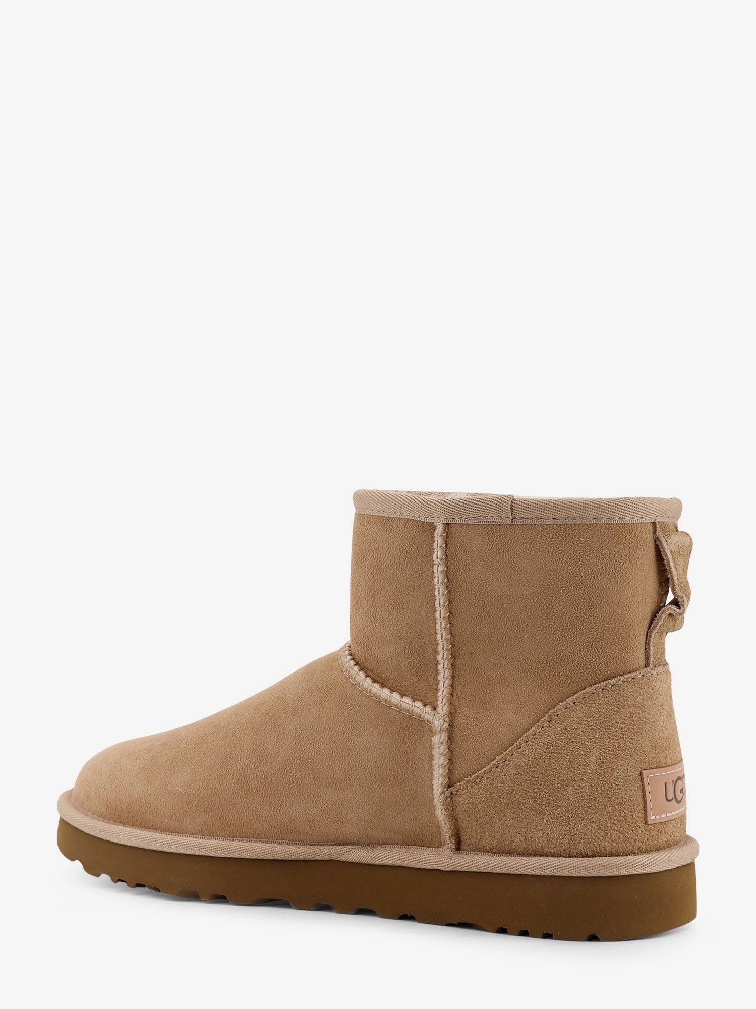 UGG Women's Classic Mini Suede Ankle Boots Beige