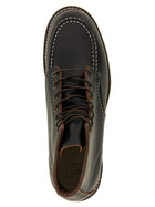 Red wing Classic Moc Toe Lace up Ankle Boots Black, view 4