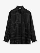 Toteme Women's Classic Pajamas Organic Silk Shirt Black