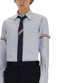 Thom Browne Men's Classic Shirt Blue, view 3