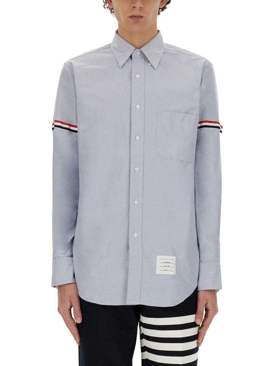 Thom Browne Men's Classic Shirt Blue
