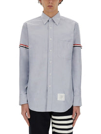 Thom Browne Men's Classic Shirt Blue