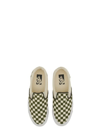 Vans Unisex Classic Slip on Sneaker Green