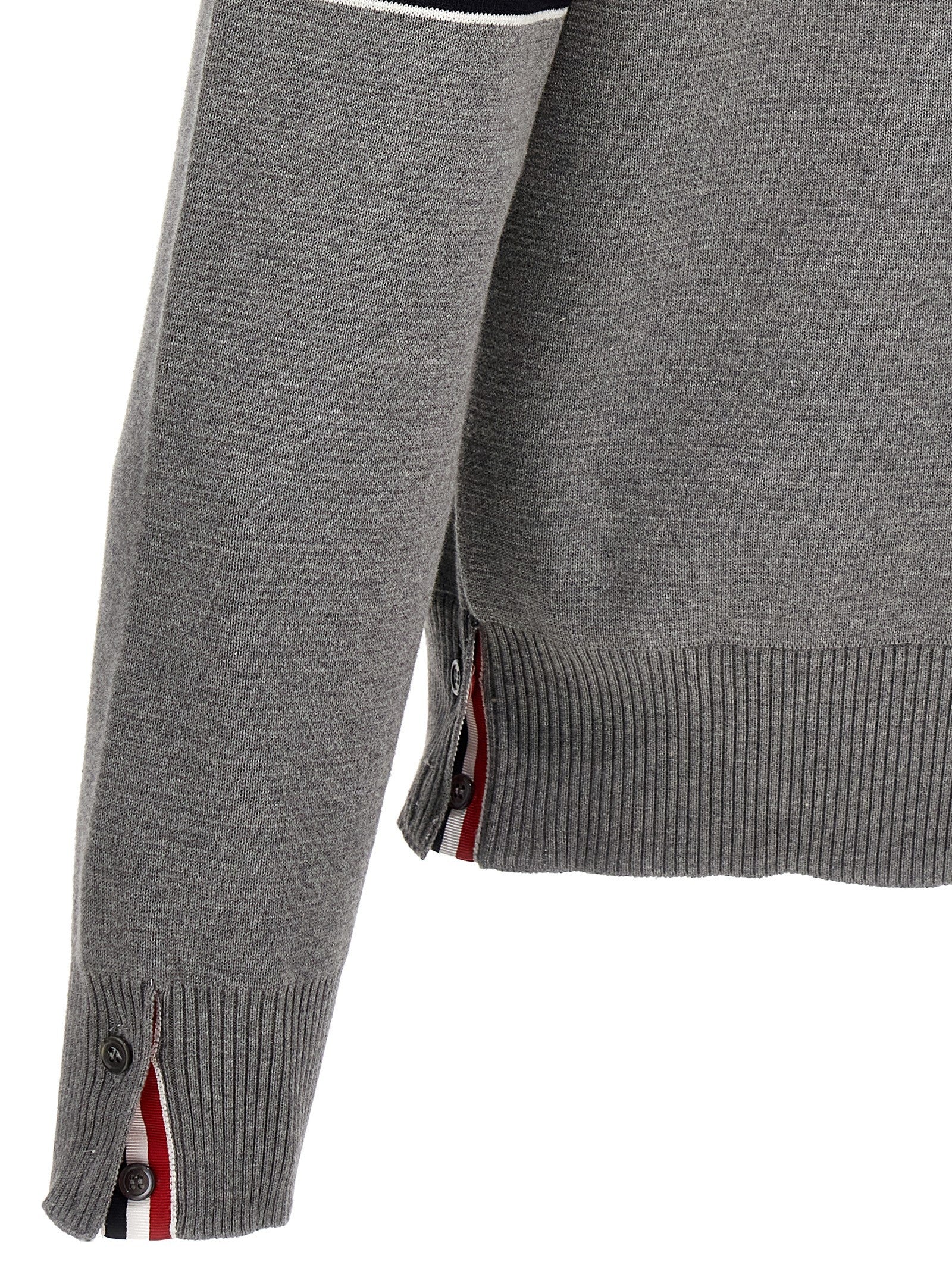 Thom Browne Classic Sweater Grey