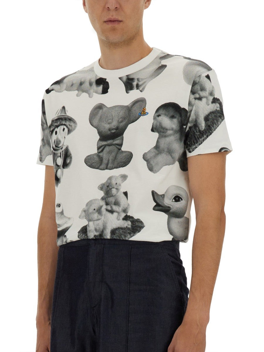 Classic T Shirt With Print