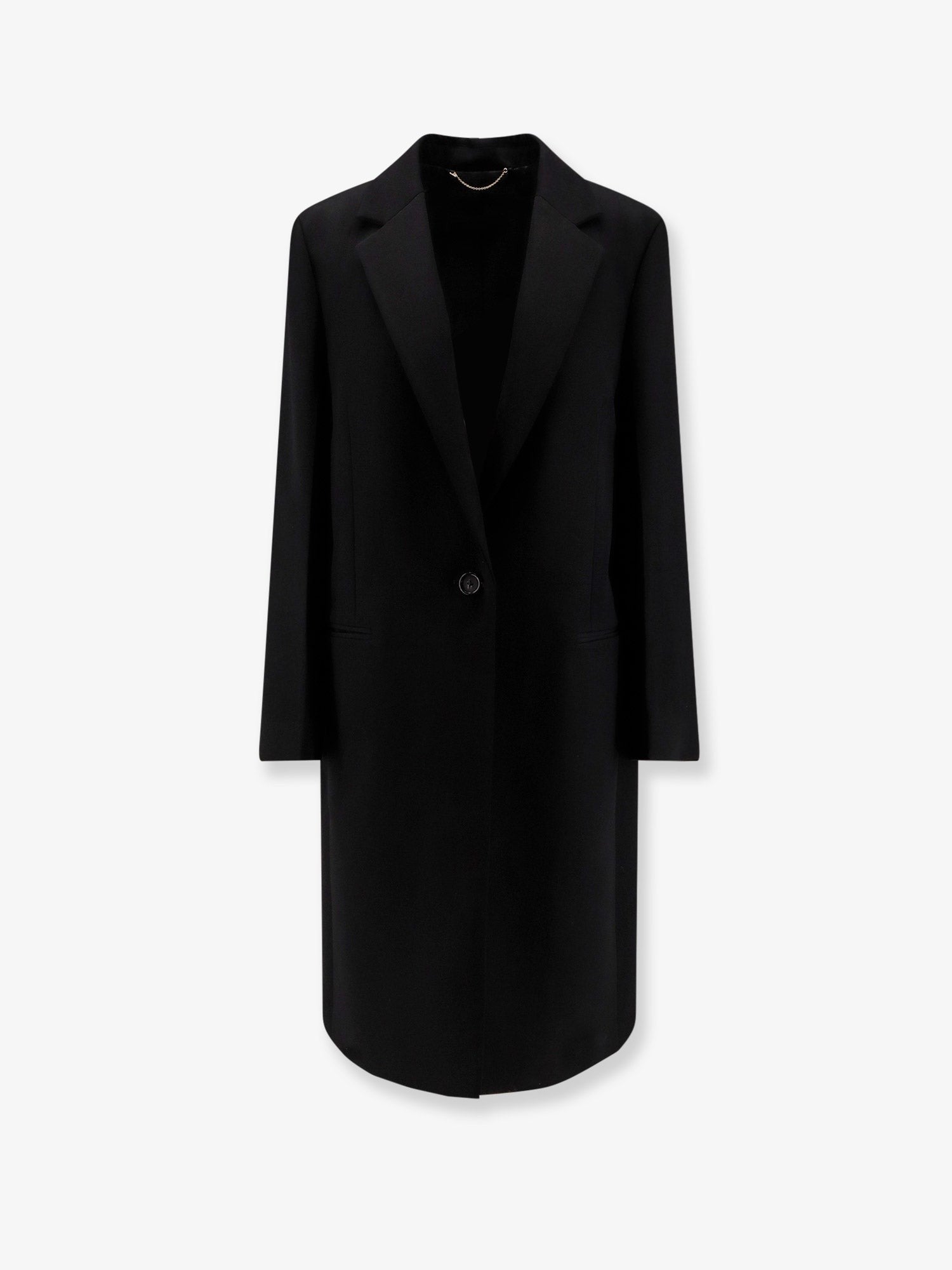 Toteme Women's Classic Tailored Wool Blend Coat Black Toteme
