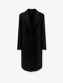 Toteme Women's Classic Tailored Wool Blend Coat Black Toteme