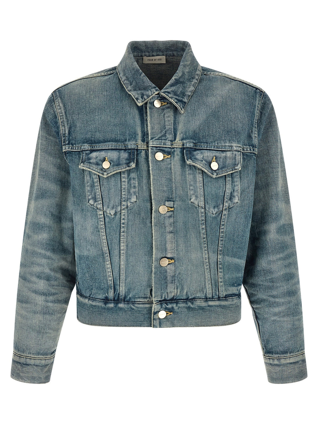 Fear Of God Classic Trucker Jacket Blue