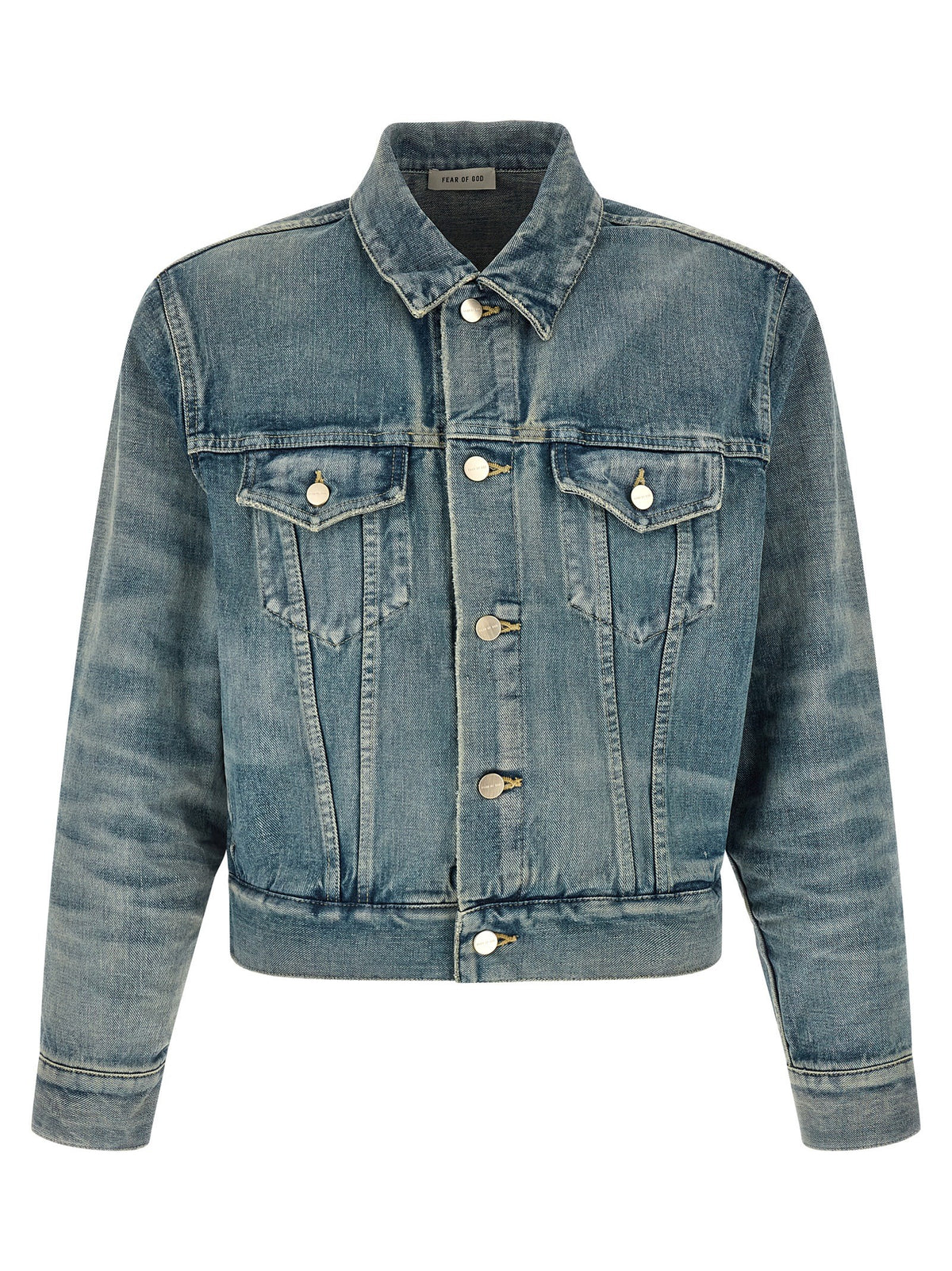 Fear Of God Classic Trucker Jacket Blue