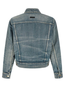 Fear Of God Classic Trucker Jacket Blue