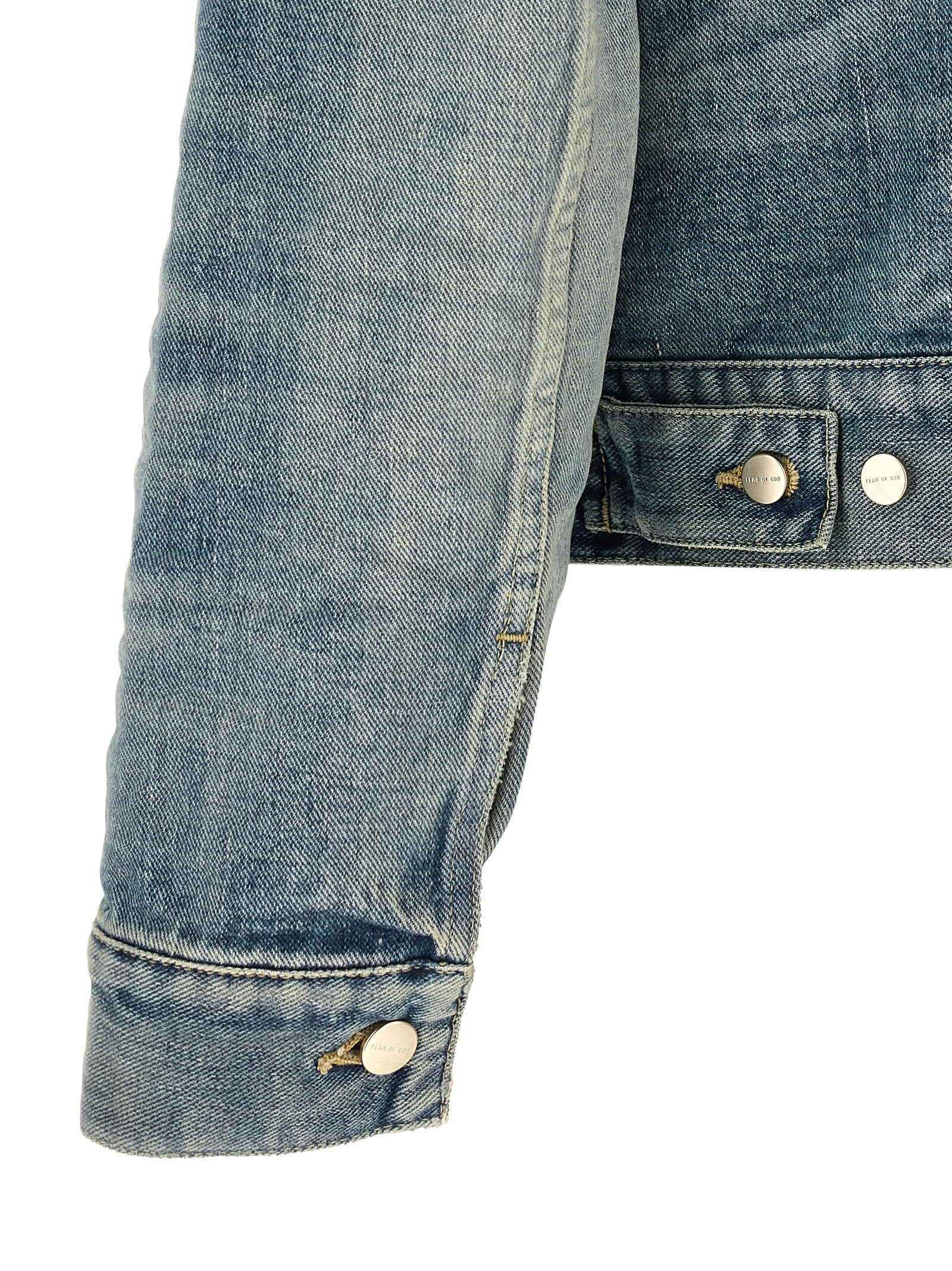 Fear Of God Classic Trucker Jacket Blue