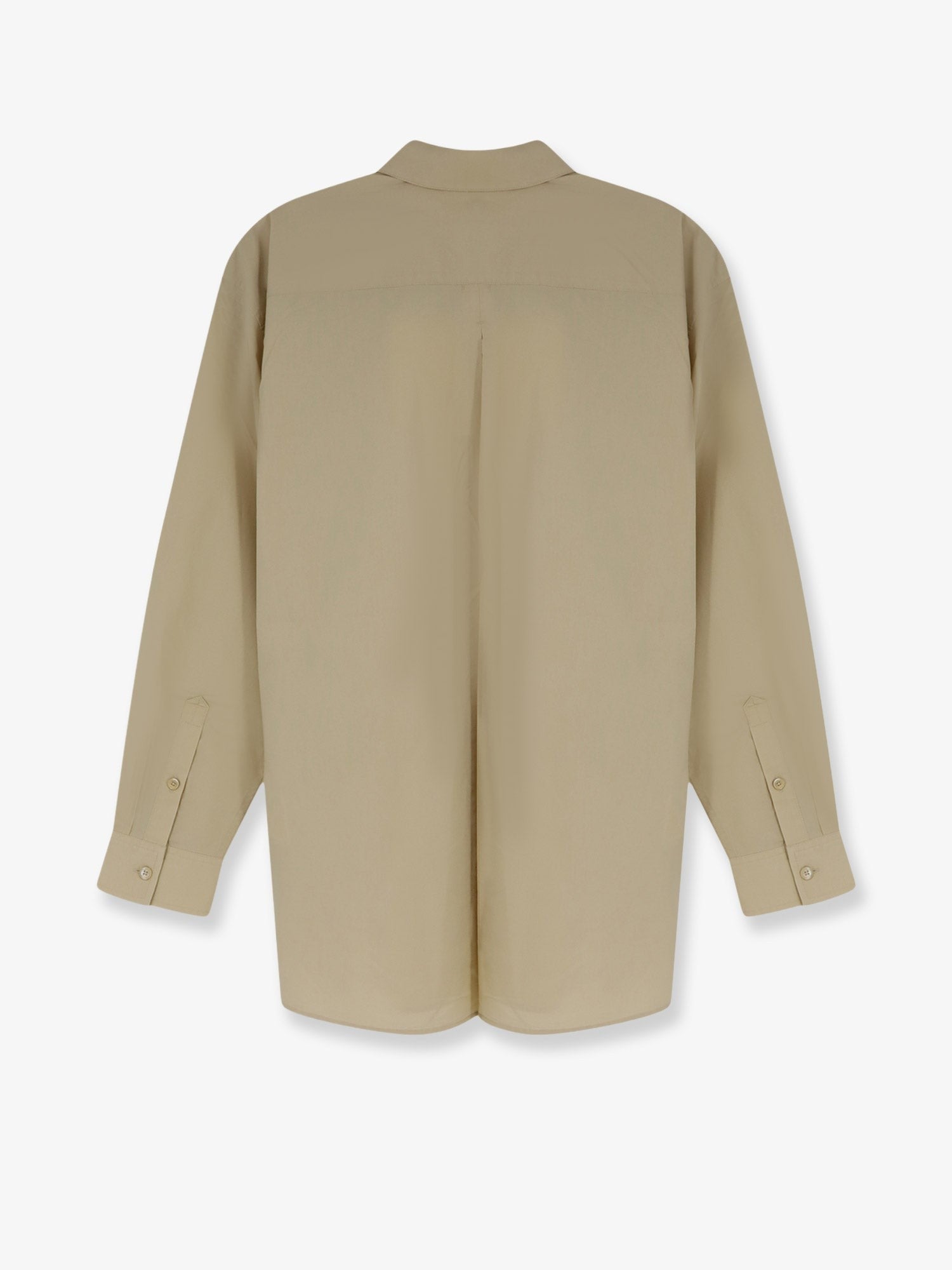Toteme Women's Classic Tumbled Organic Cotton Shirt Beige