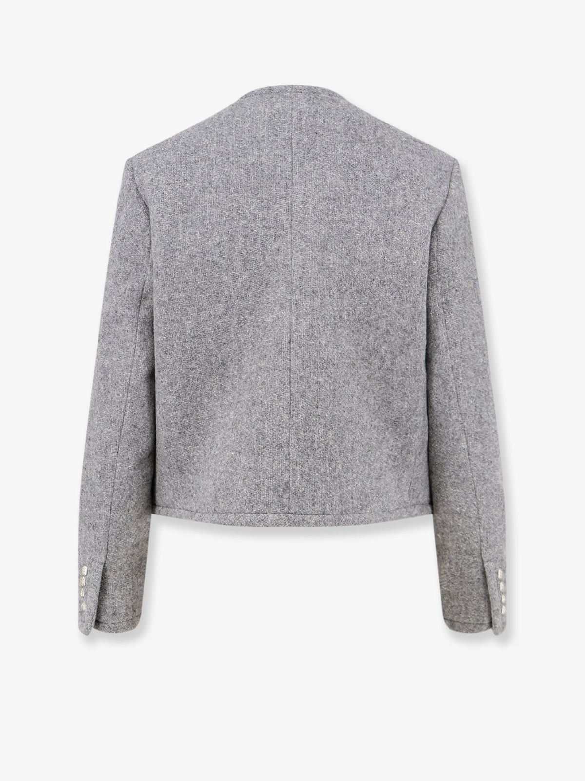 DUNST Women's Classic Tweed Blazer Grey