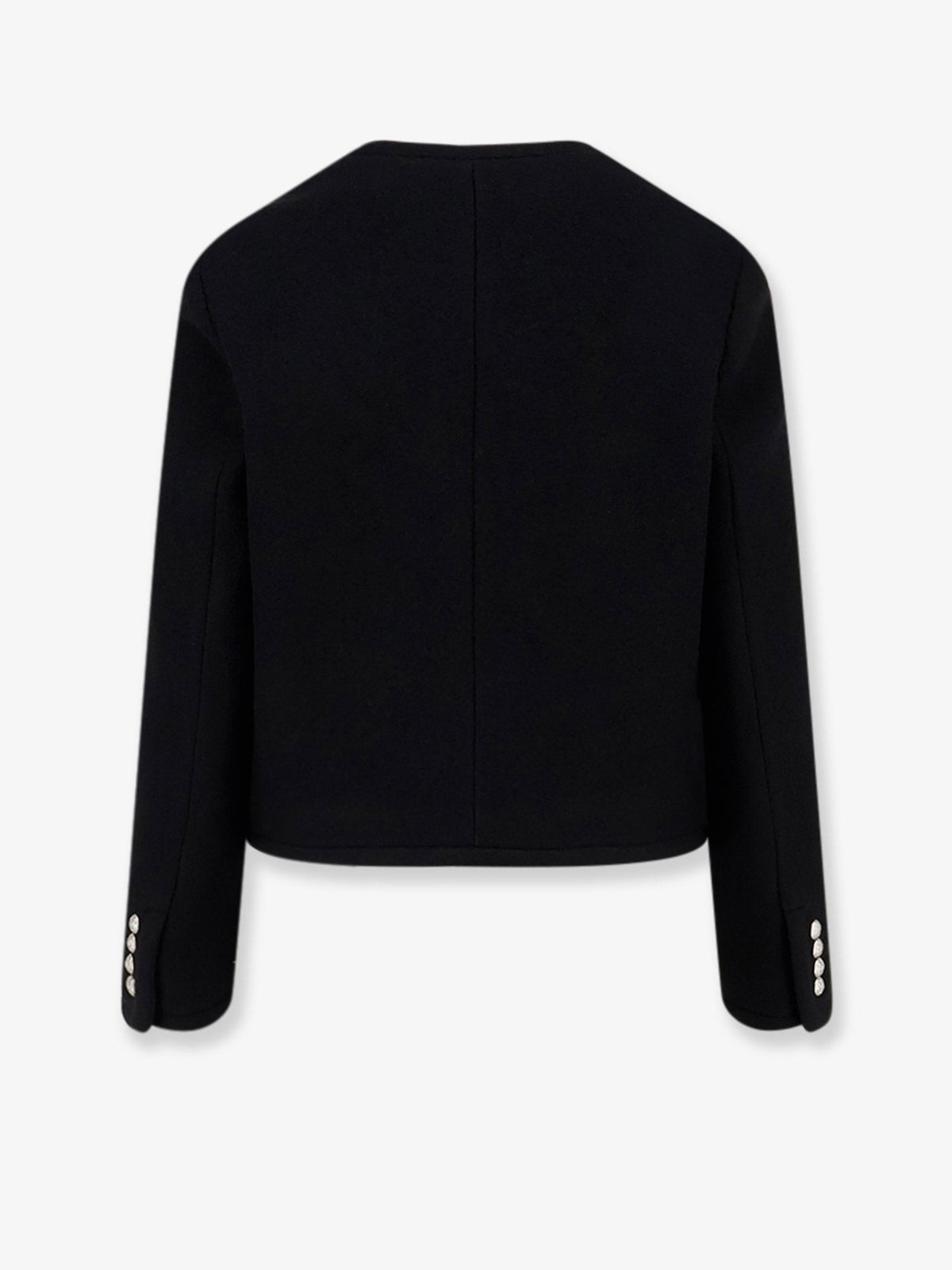 DUNST Women's Classic Tweed Blazer Black, view 2