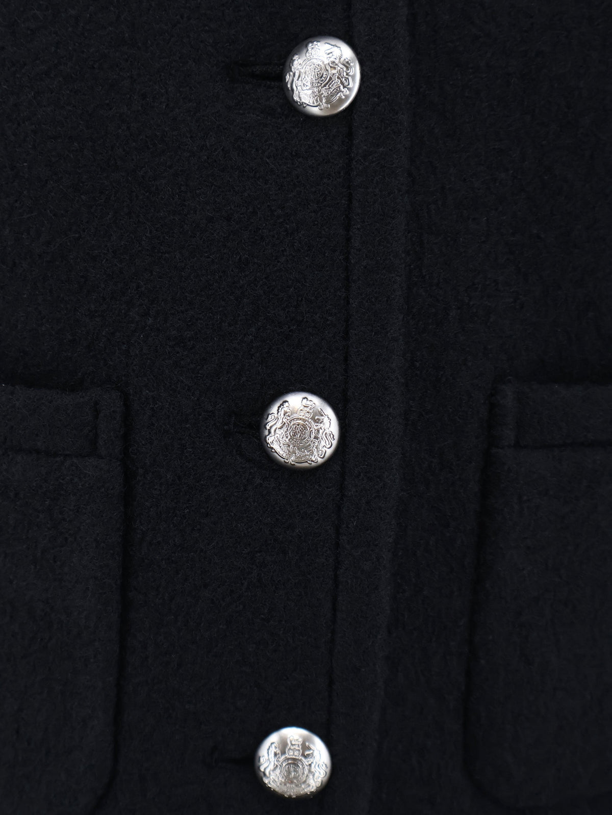 DUNST Women's Classic Tweed Blazer Black